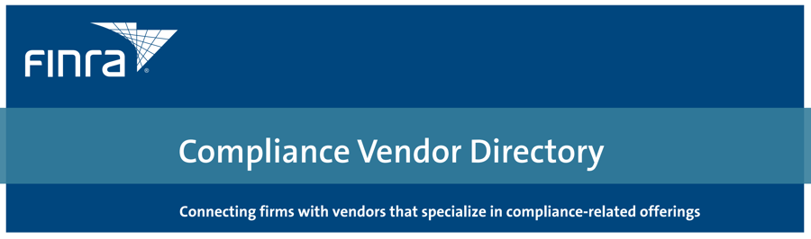 FINRA-Compliance_vendor-Directory-banner