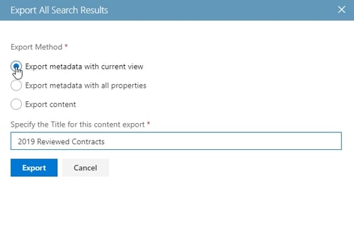 Metadata-Export-search-results