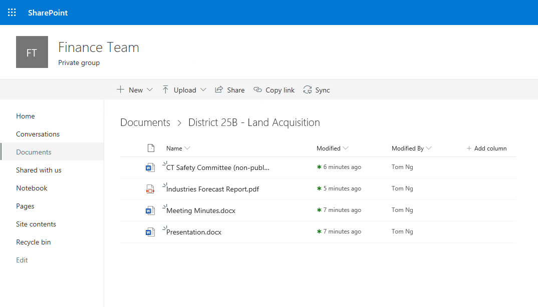 Show Document Library in SharePoint