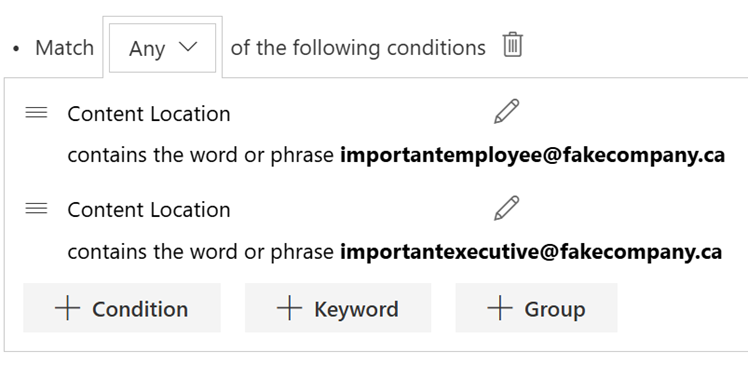 Auto capture records using content locations or email addresses.