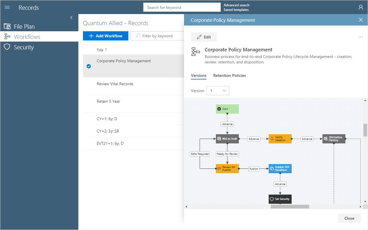 Using Workflows to Automate RM Processes & Improve Business Insights