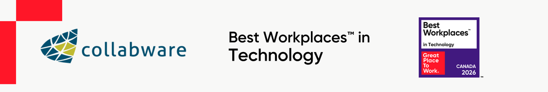 Collabware recognized as one of Canada's Best Workplaces in Technology 2026 by Great Place to Work®