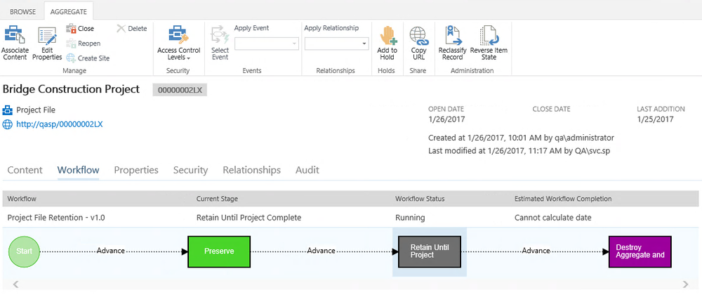 Using Collabware CLM Lifecycle Workflow to manage dynamic employee file behavior as part of unified case management.